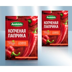 Паприка сладкая, копченая, молотая